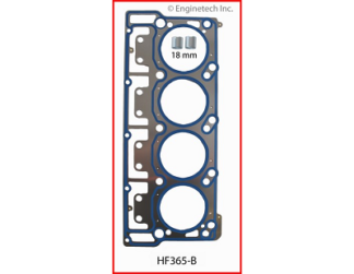 03-05 6.0L Ford Powerstroke Head Gasket (18mm Dowels)