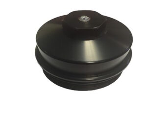 6.4L Billet Fuel Filter Cap Engine Mounted